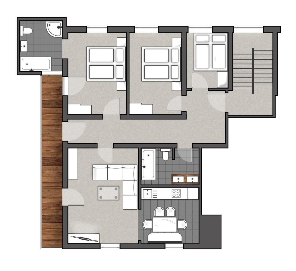 Urlaubsplatzl Appartements Oetz Exterior foto